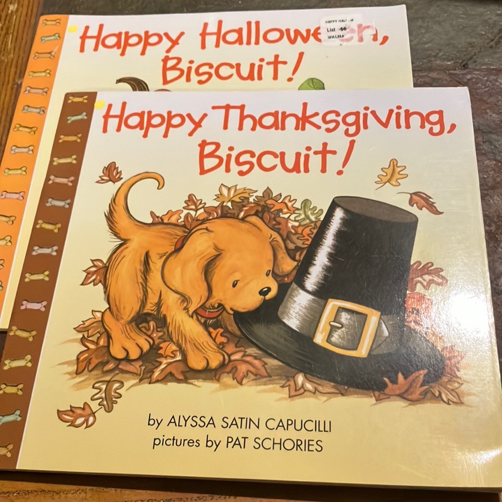 Biscuit Holiday Book Set -‎ Happy Halloween and Thanksgiving
